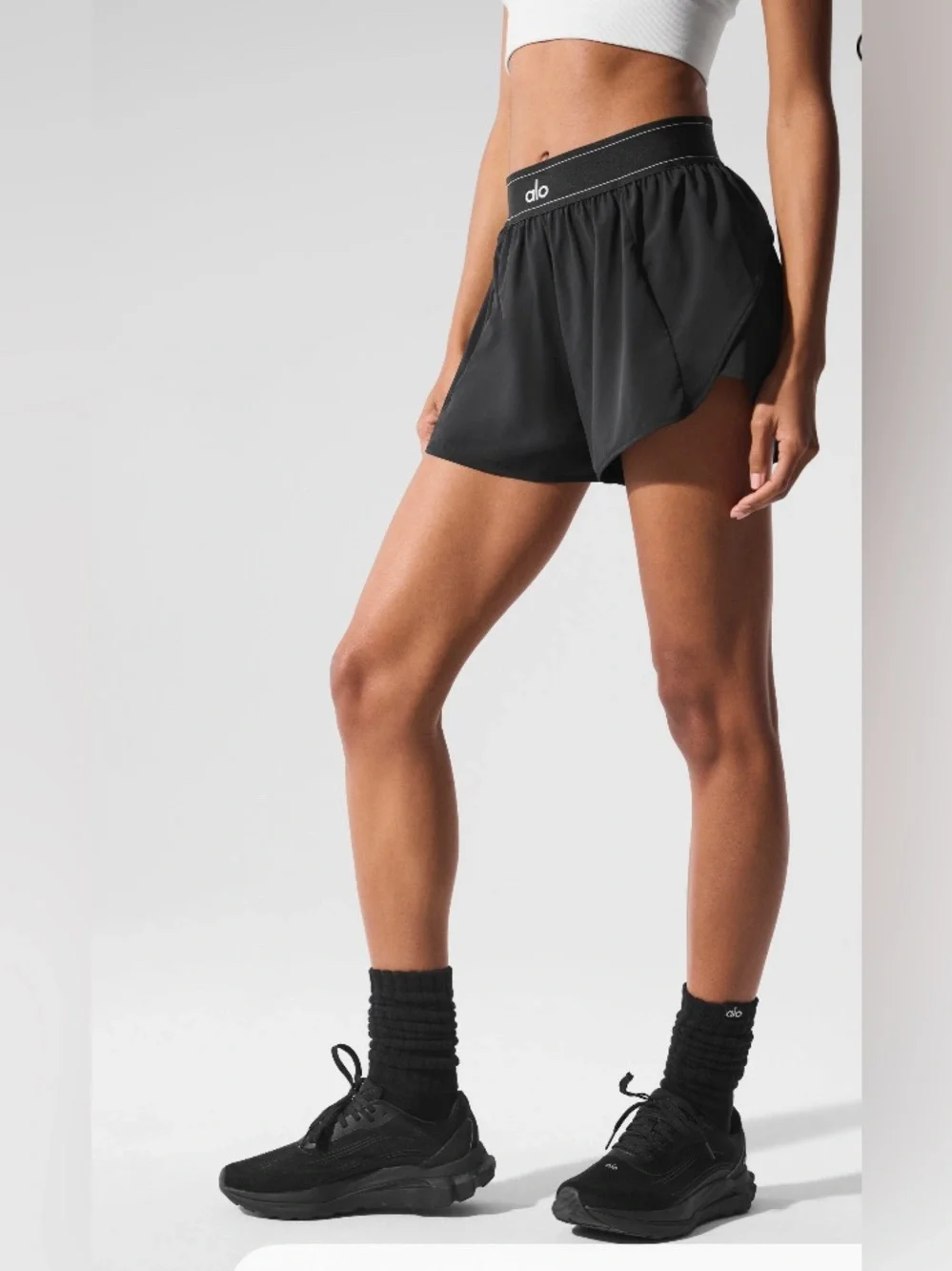 ALO Yoga Match Point Short• SMALL• BLACK•BNWT IN BAG